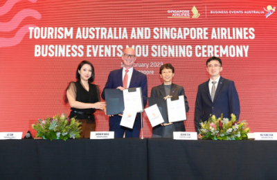 <strong>深度拓展商务会奖旅游市场 澳大利亚旅游局与新加坡航空公司携手共促澳大利亚会奖旅游强势复出</strong>